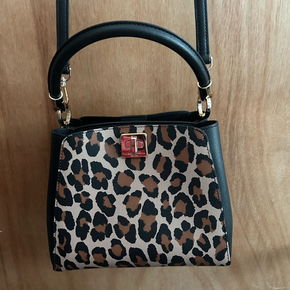 Kate Spade Phoebe Small Spotted Leopard Top Handle Satchel